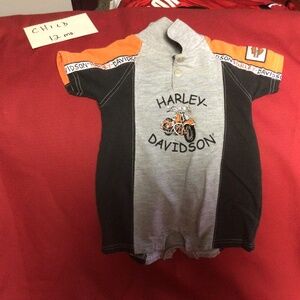 Harley-Davidson baby onesie